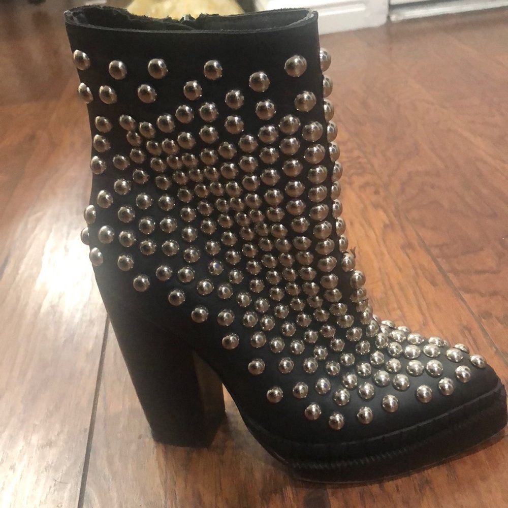 Jeffrey Campbell Studded Leather Bootie